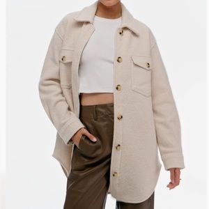 Aritzia Wilfred Free Ganna Shirt Jacket